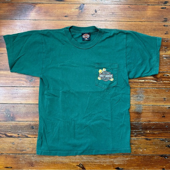 Harley-Davidson Other - Vintage 1994 Harley Davidson R.K. Stratman eagle talon pocket tee Medium